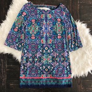 Laundry by Shelli Segal floral paisley print dress